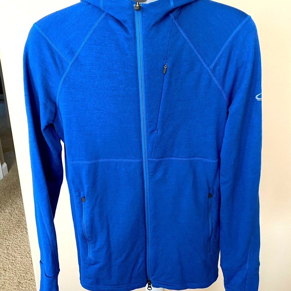 Men’s Icebreaker Merino Quantum II Long Sleeved Zip Hood Jacket